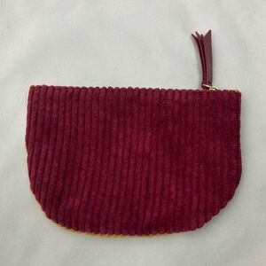 Ipsy small corduroy pouch
